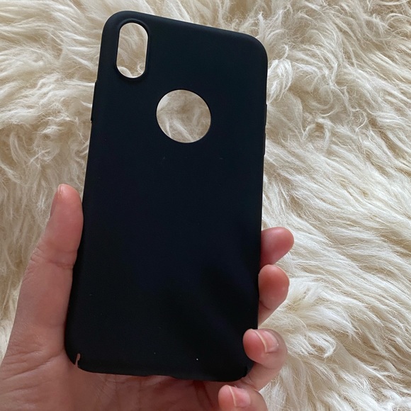 iPhone X case Matt Black - Picture 5 of 6